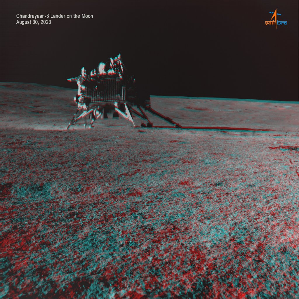 Chandrayan 3 Lander on the Moon