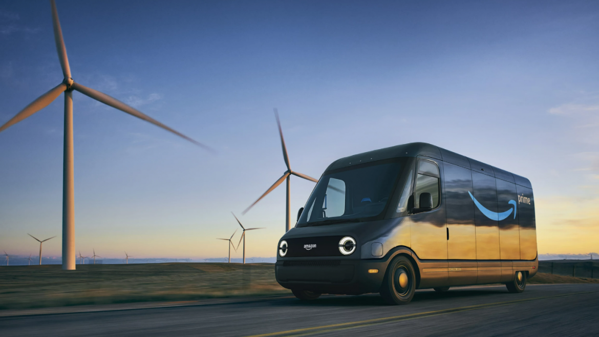 Amazon’s fleet of Rivian-made electric delivery vans reaches 10,000